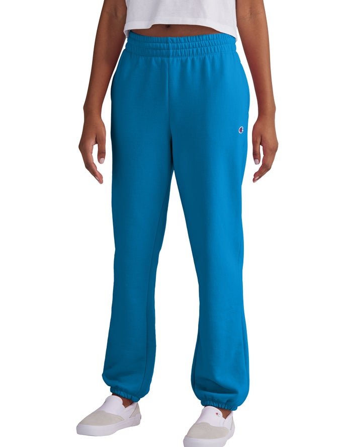 Jogger Champion Mujer - Powerblend Fleece Boyfriend ( Azules ) 4158793-FM